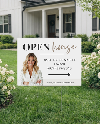 Open House Yard Sign