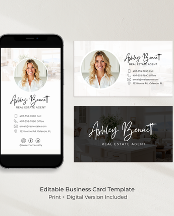Modern Real Estate Business Card