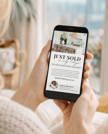 Just Sold Textable Card - Script Header