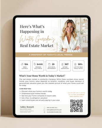 Local Market Update Flyer