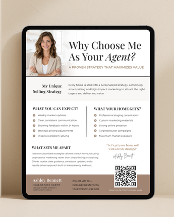 Why Choose Me Real Estate Flyer